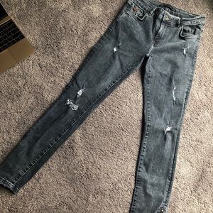 Zara distressed denim